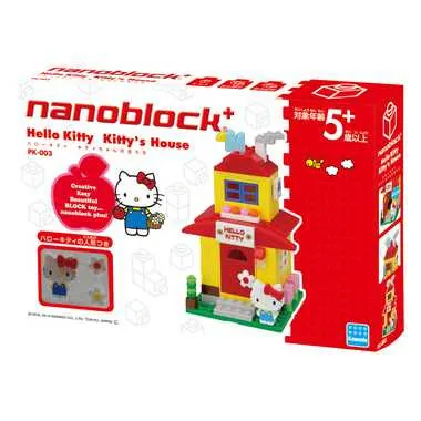 Kawada PK-003 nanoblock plus Sanrio Hello Kitty Kitty's House — view 1