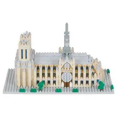 Kawada Nanoblock Notre Dame Cathedral — view 1