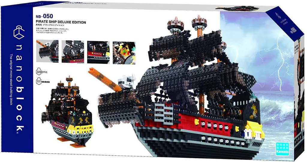 Kawada Nanoblock Pirate Ship Deluxe Edition — view 1