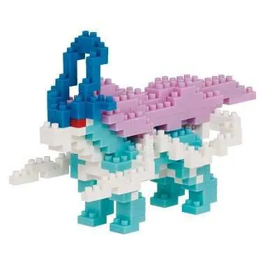 Kawada Nanoblock Pokemon Suicune — view 1