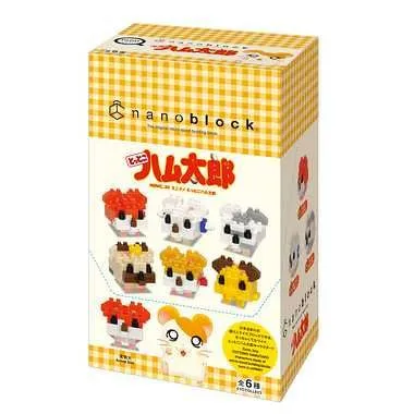 Kawada Nanoblock Mininano Tottoko Hamutaro (6 Pcs Box) — view 1