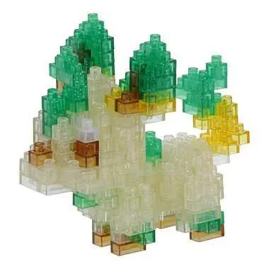 Kawada Nanoblock Pokemon Leafeon Brilliant Shining Ver. — view 1