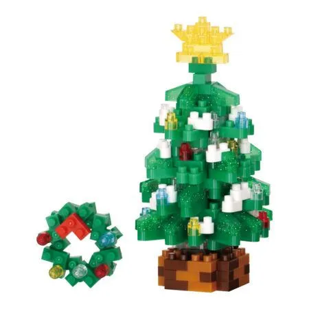 Kawada Nanoblock Christmas Tree — view 1
