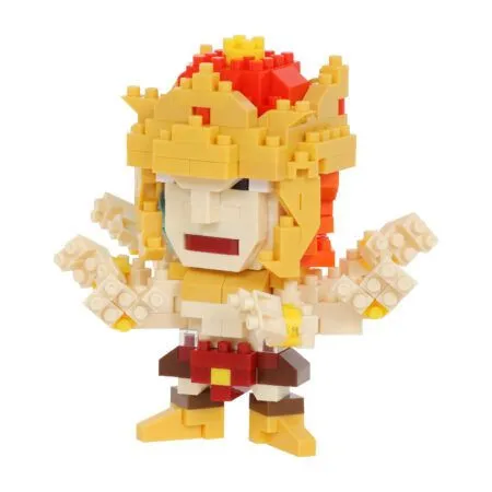 Kawada Nanoblock Kinnikuman Ashuraman — view 1