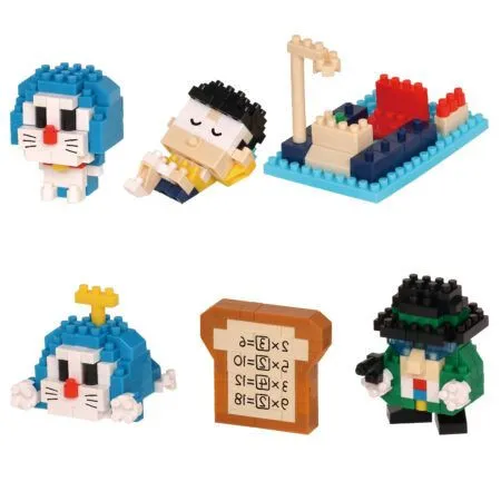 Kawada Nanoblock Mini I'm Doraemon vol.2 1 Box (6 Pcs) — view 1