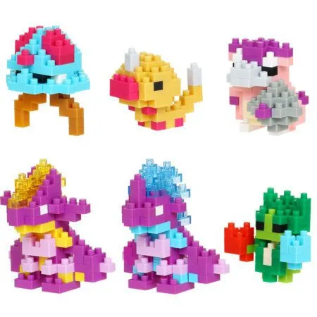 Kawada Nanoblock Mini Pokemon Poison Type 1 Box (6 Pcs) — view 1