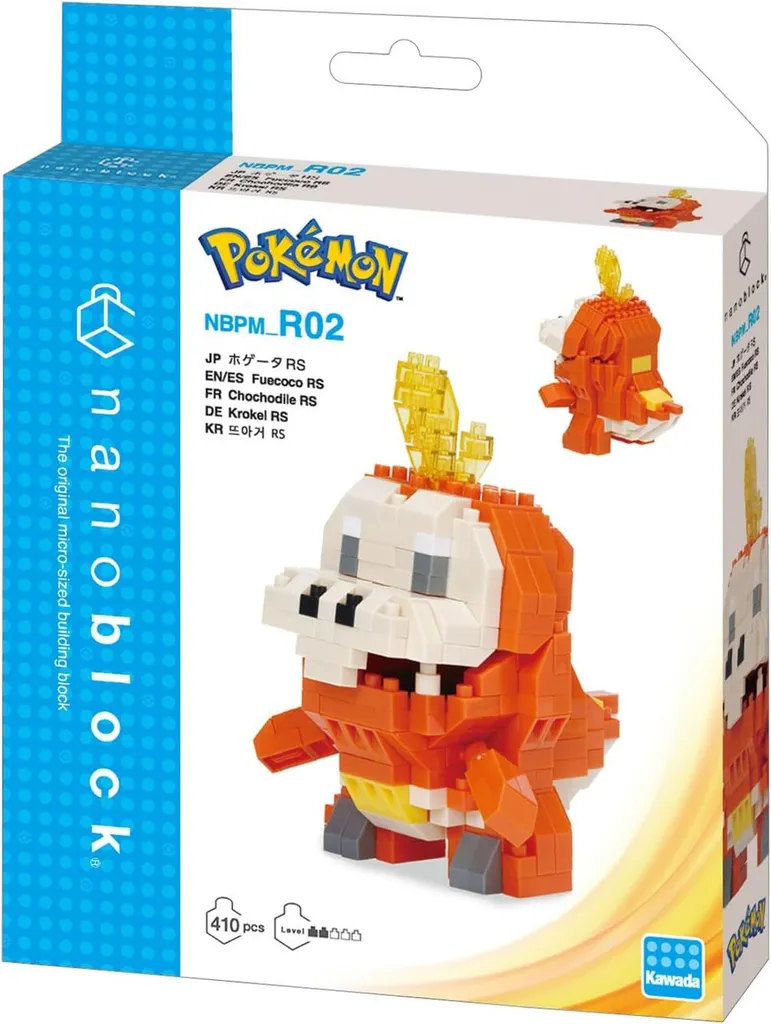 Kawada nanoblock Pokemon Fuecoco — view 1