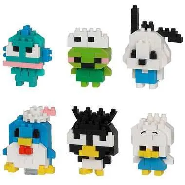 Kawada Nanoblock Mini Nano Sanrio Characters vol.2 Full 6 Set BOX — view 1