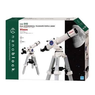Kawada Nanoblock Vixen Astronomical Telescope Porta II A80Mf — view 1