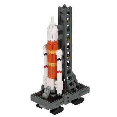 Kawada Nanoblock Rocket Launch Pad — view 1