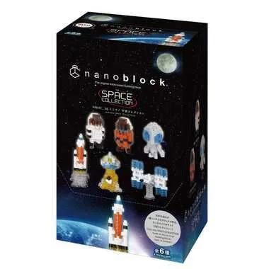 Kawada nanoblock Space Collection Complete BOX (6pcs) — view 1