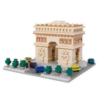 Kawada Nanoblock Etoile Arc De Triomphe — view 1