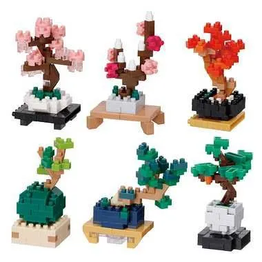 Kawada Nanoblock Mini Nano Bonsai (FULL SET) — view 1