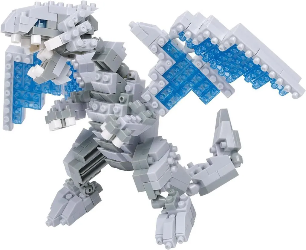 Kawada Nanoblock Yu-Gi-Oh Duel Monsters Blue-Eyes White Dragon — view 1