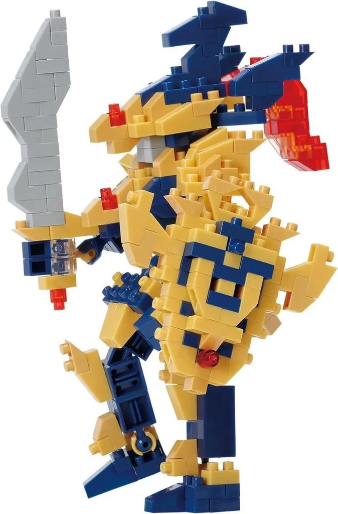Kawada Nanoblock Yu-Gi-Oh Duel Monsters Black Luster Soldier — view 1