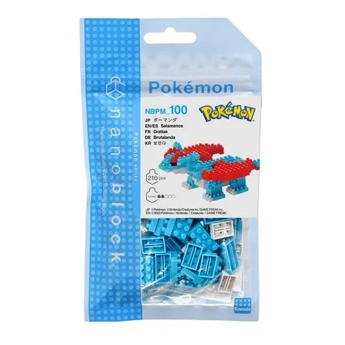 Pokemon Center Original Nanoblock Pokemon Salamence — view 1
