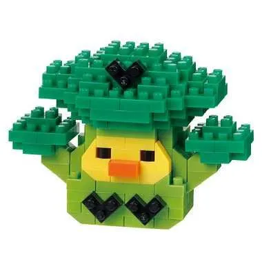 Kawada Nanoblock Rilakkuma - Kiiroitori Broccoli — view 1