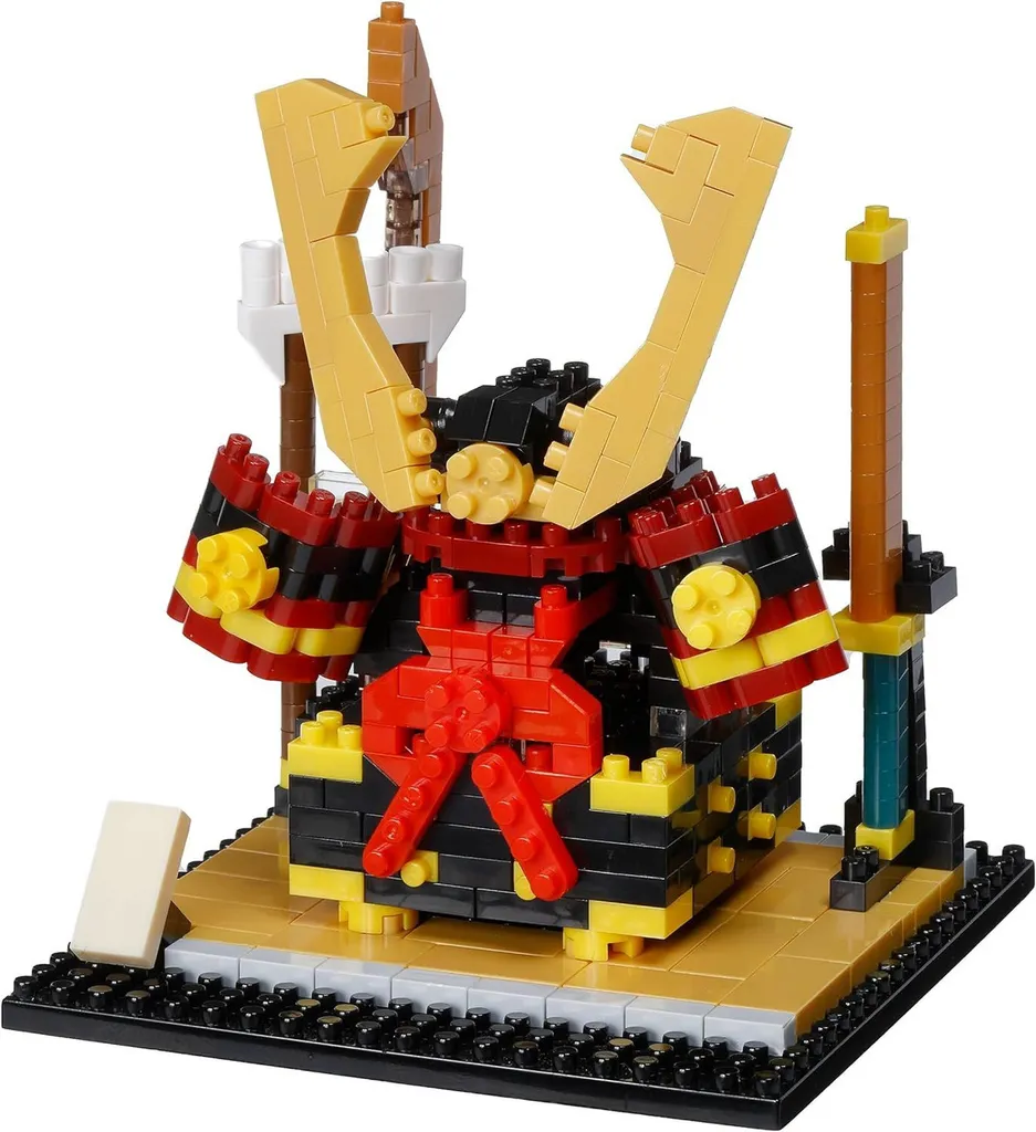 Nanoblock Artifacts Samurai Helmet (Sights to See) — view 1