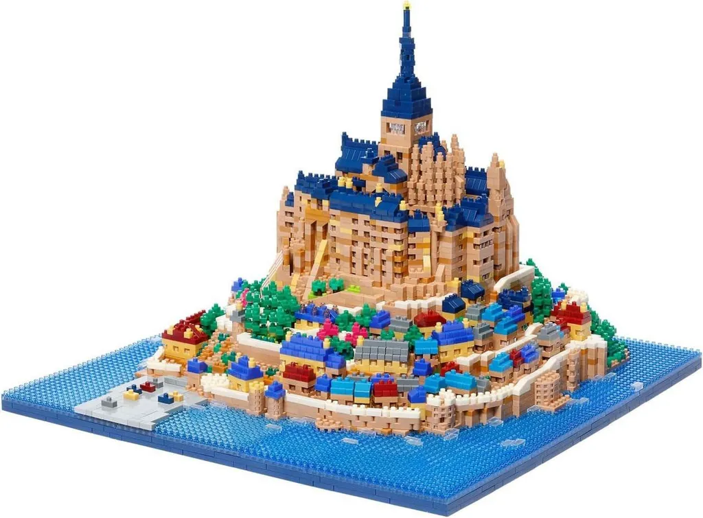 Kawada Nanoblock Mont Saint Michel Deluxe Edition Max — view 1
