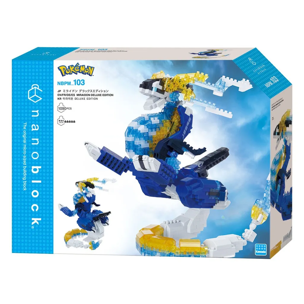 Kawada nanoblock Pokemon Miraidon Deluxe Edition — view 1