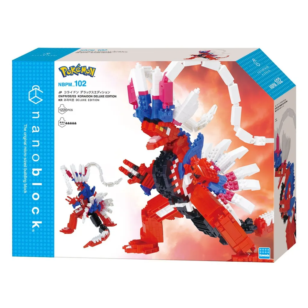 Kawada nanoblock Pokemon Koraidon Deluxe Edition — view 1
