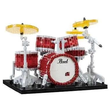 Kawada Nanoblock Pearl Drum Set Masters (1530 Pieces) — view 1