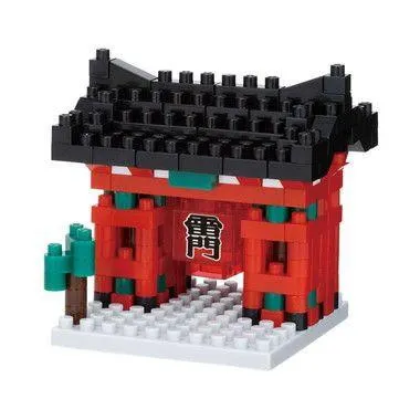 Kawada nanoblock Kaminarimon — view 1