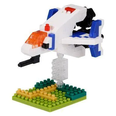 Kawada Nanoblock - Xevious (Solvalou) — view 1