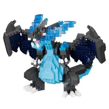 Kawada Nanoblock Pocket Monster Mega Charizard X RS — view 1