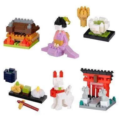 Kawada nanoblock - Kyoto (Mininano) (Full Set) — view 1