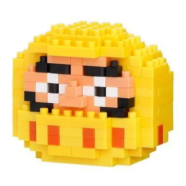 Kawada Nanoblock Daruma (Yellow) — view 1