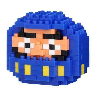 Kawada Nanoblock Daruma (Blue) — view 1