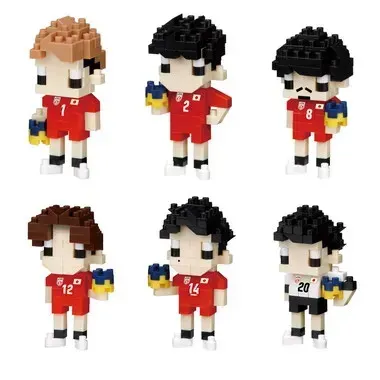 Kawada Nano Block Mini Nano Volleyball Men's Japan National Team (Full Box Of 6) — view 1