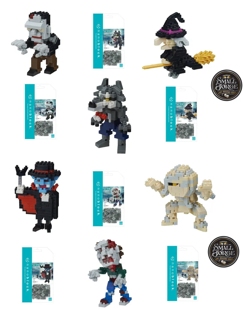 Nanoblock Monster Collection. FREE Postage — view 1