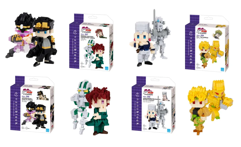 JoJos Bizarre Adventure All 4 Twin Pack Kits (8 models) — view 1