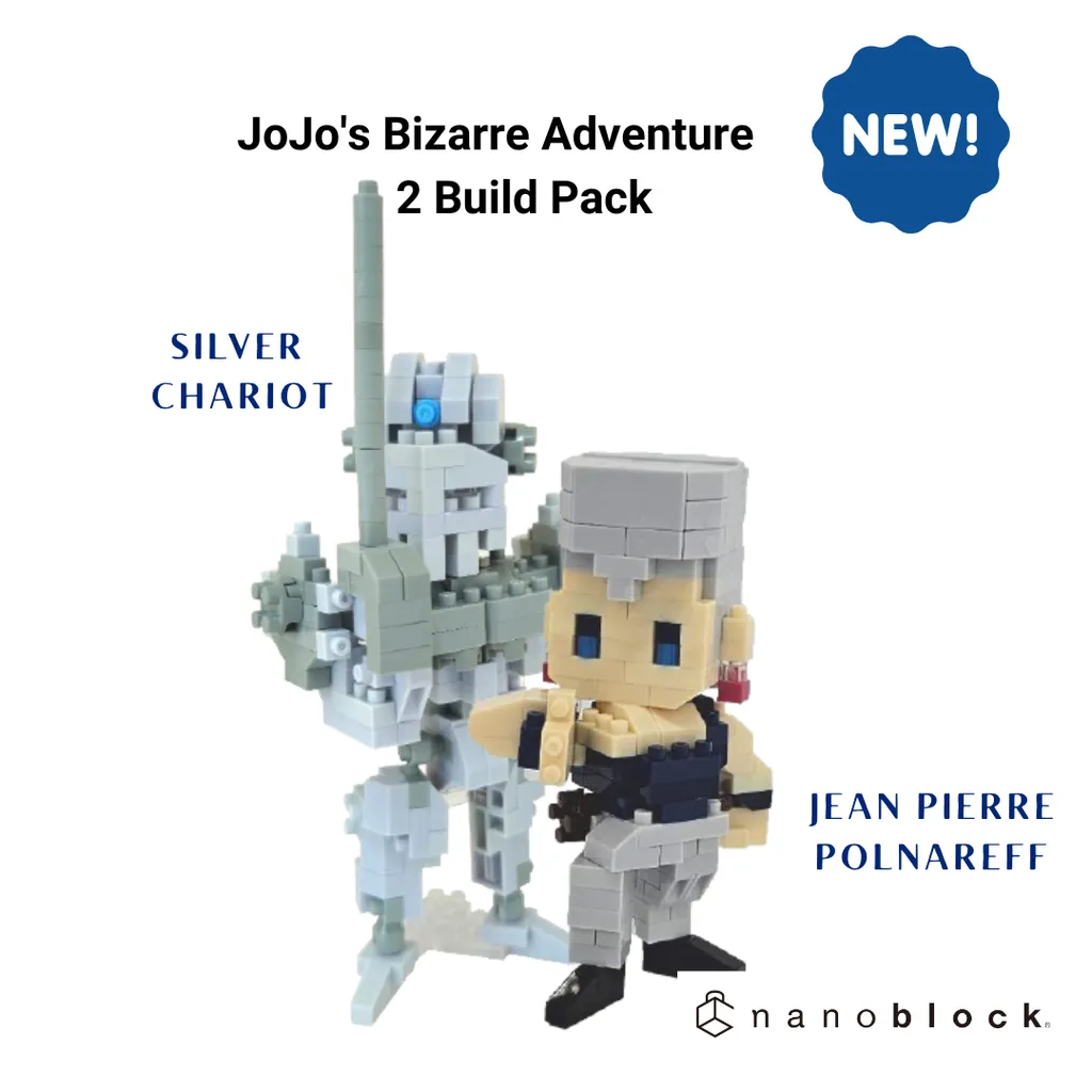 JoJo: 2 Build Pack - Jean Pierre Polnareff & Silver Chariot — view 1