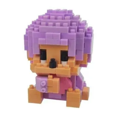 NBCC-287 Nanoblock Monchhichi Kun Light Purple — view 1