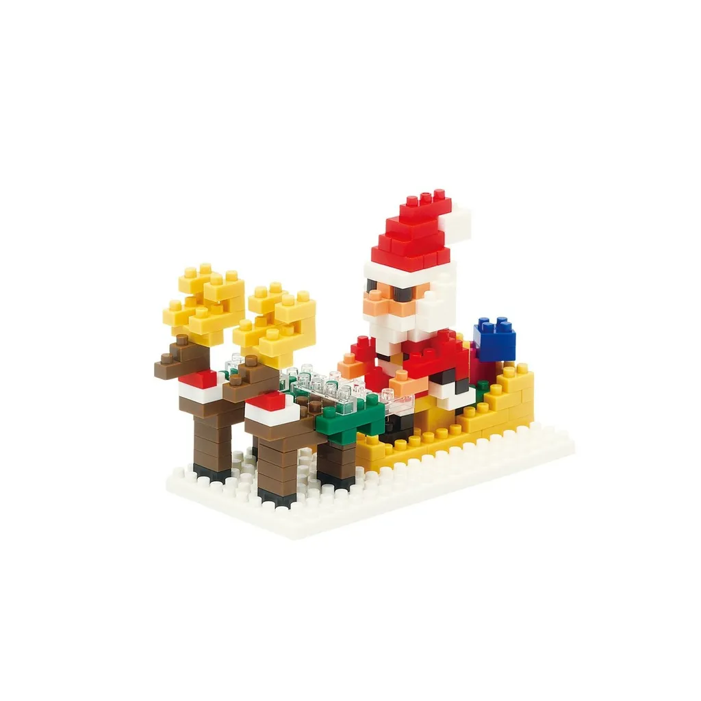 Santa Claus and Reindeer — view 1