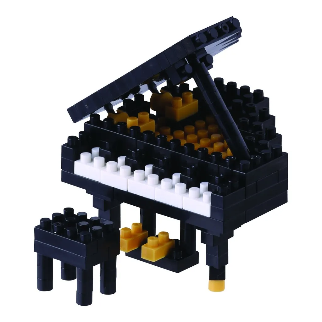 Black Grand Piano — view 1