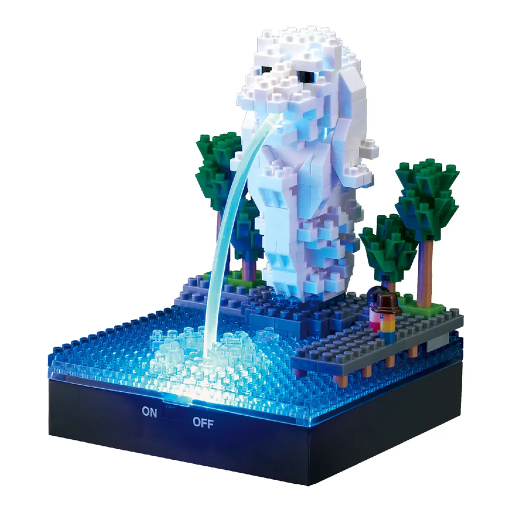 Optical Fiber Led+ Merlion — view 1