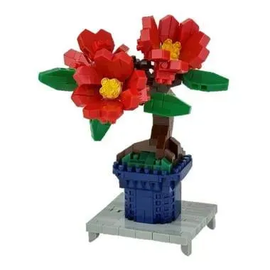 NBH-267 Nanoblock Bonsai Camellia — view 1