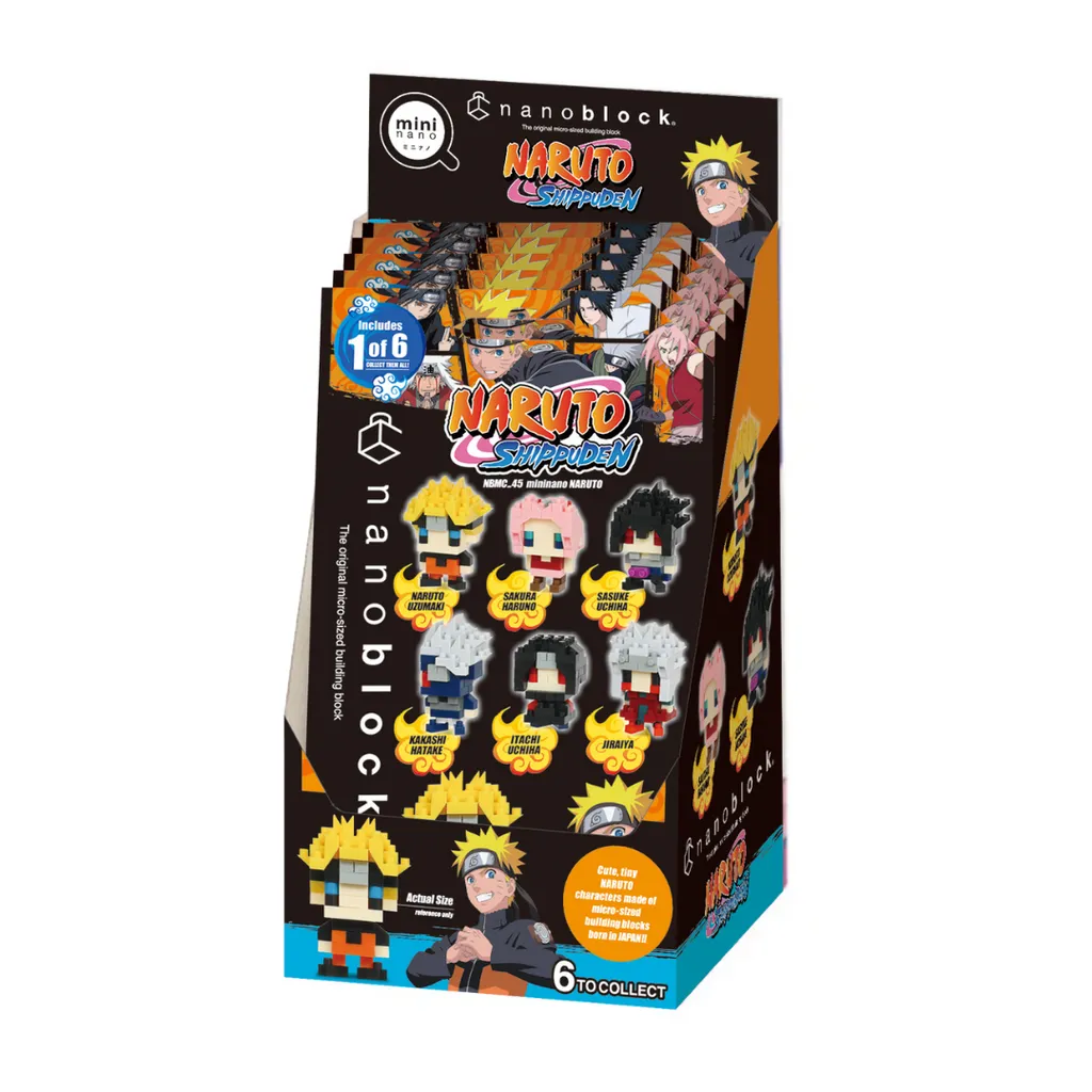 Mininano Box Set - 6 Designs, Naruto Vol. 1 — view 1