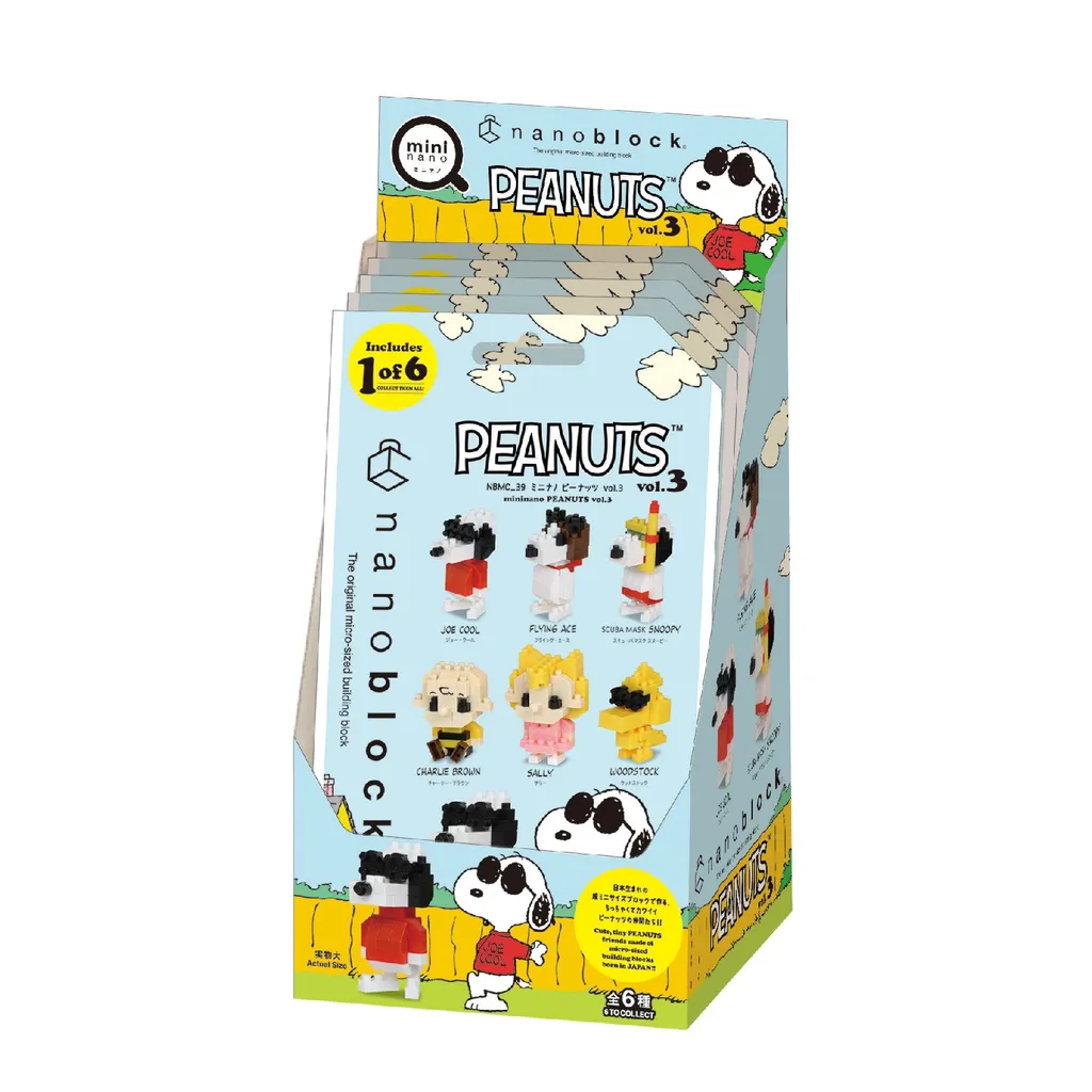 Mininano Box Set - 6 Designs, Peanuts Vol. 3 — view 1