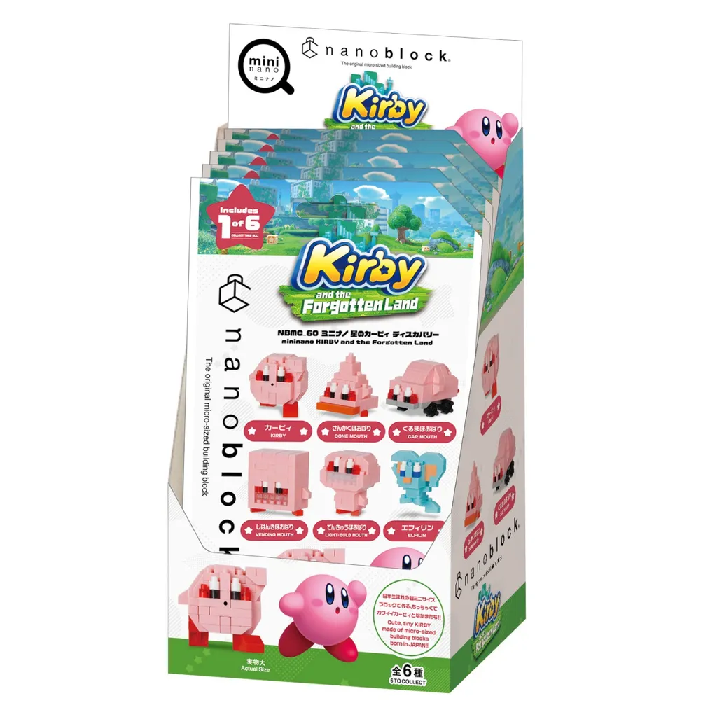 Mininano Box Set - 6 Designs, Kirby and Forgotten Land — view 1