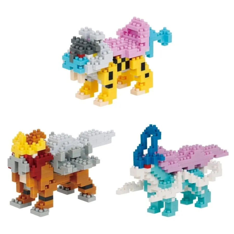 nanoblock Pokemon Legendary Beasts Bundle — view 1