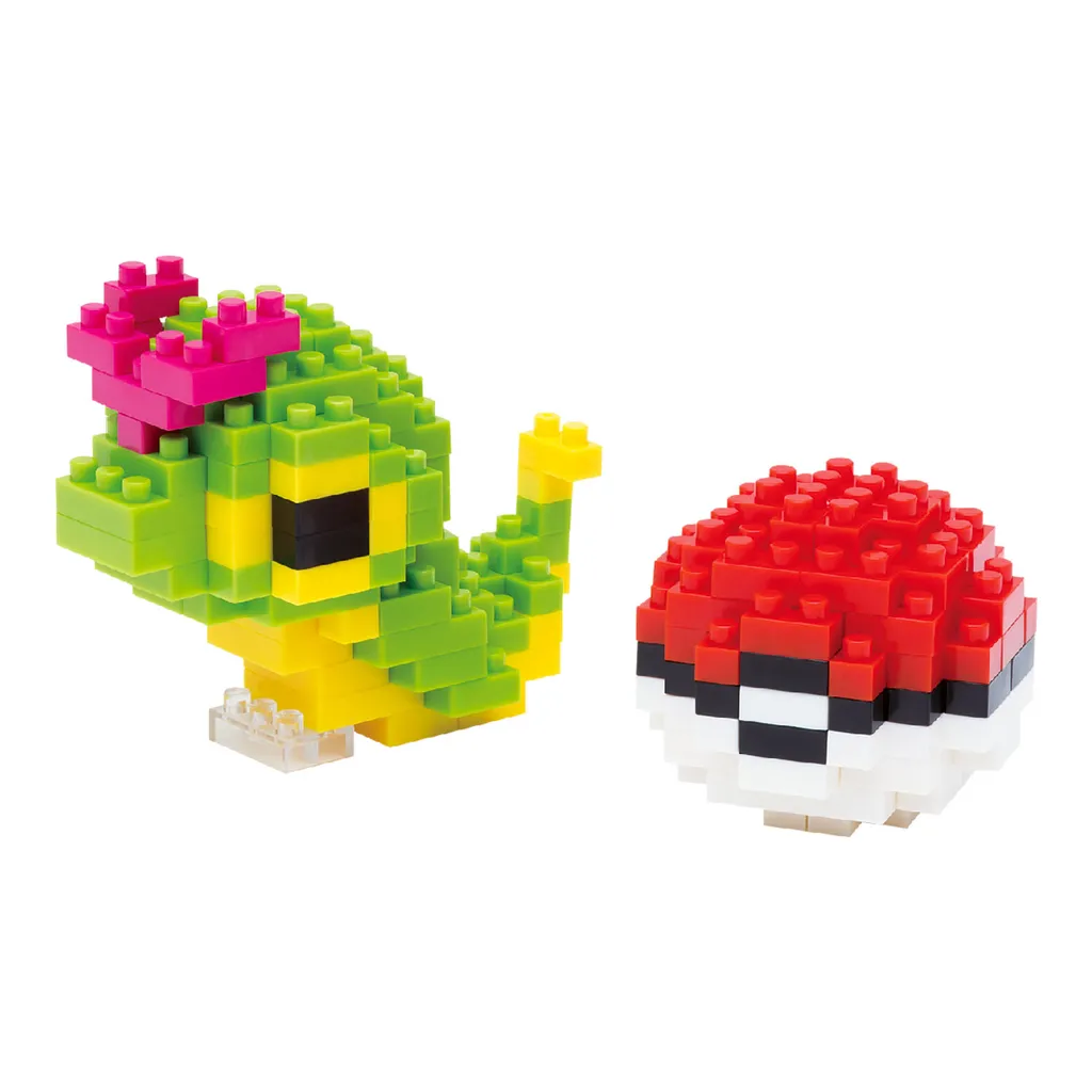 Caterpie & Pokeball — view 1