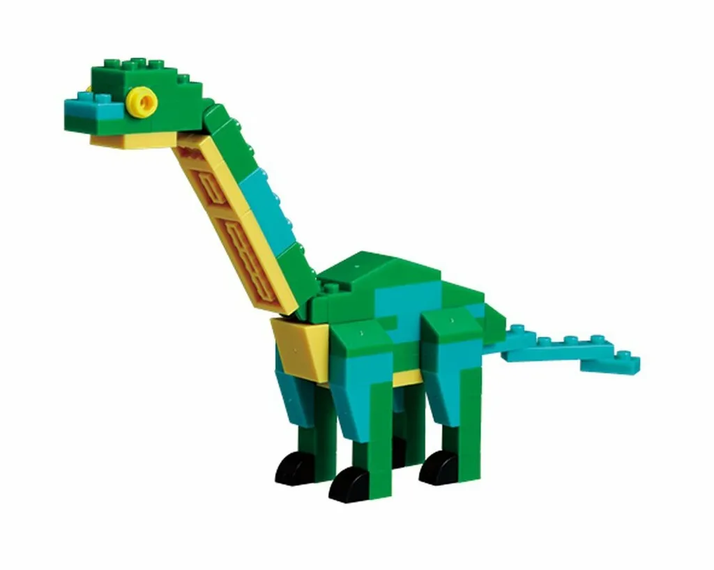 Kawada PBH-006 nanoblock plus Brachiosaurus — view 1