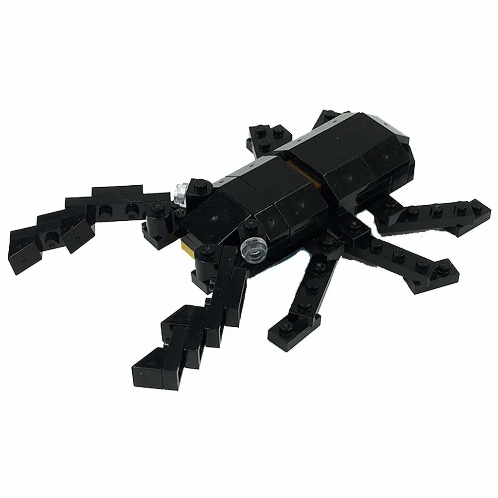 Kawada PBH-009 nanoblock plus Giraffe Stag Beetle — view 1