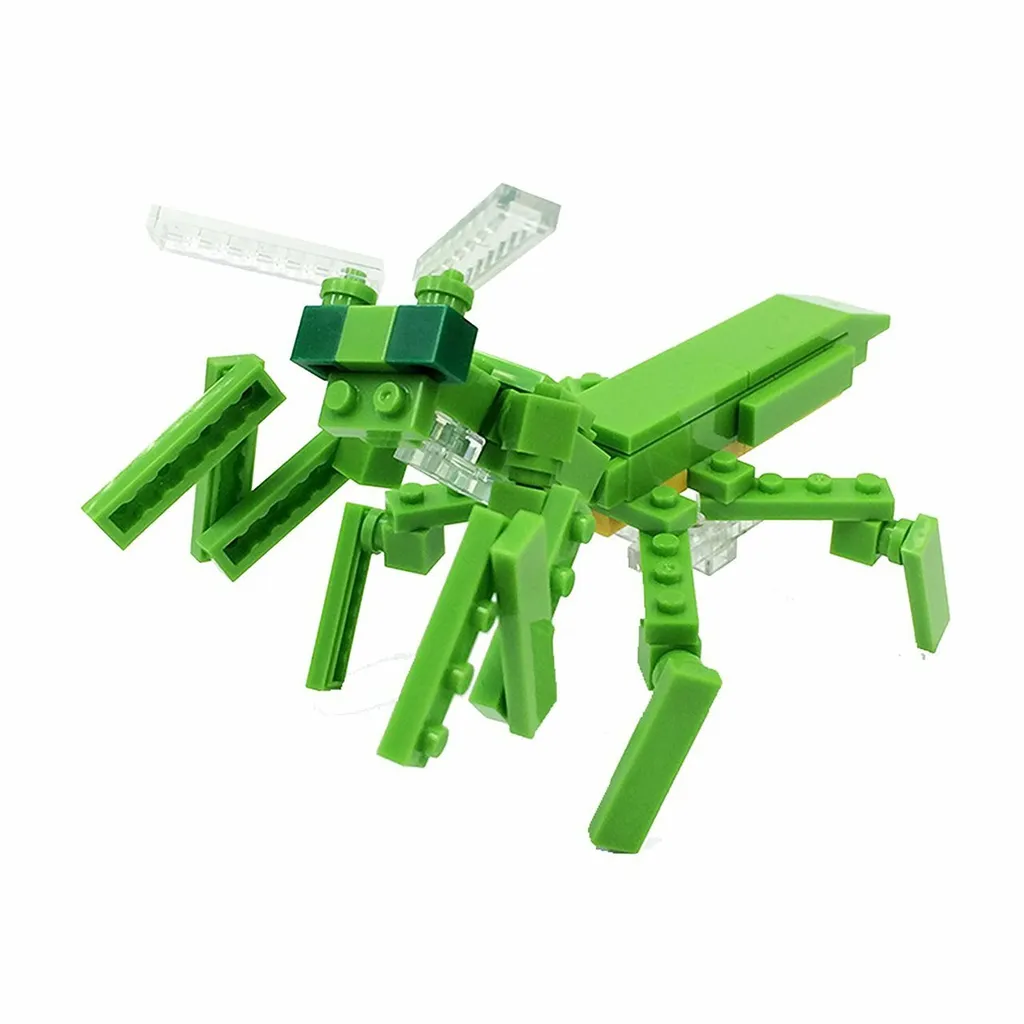 Kawada PBH-010 nanoblock plus Praying Mantis — view 1