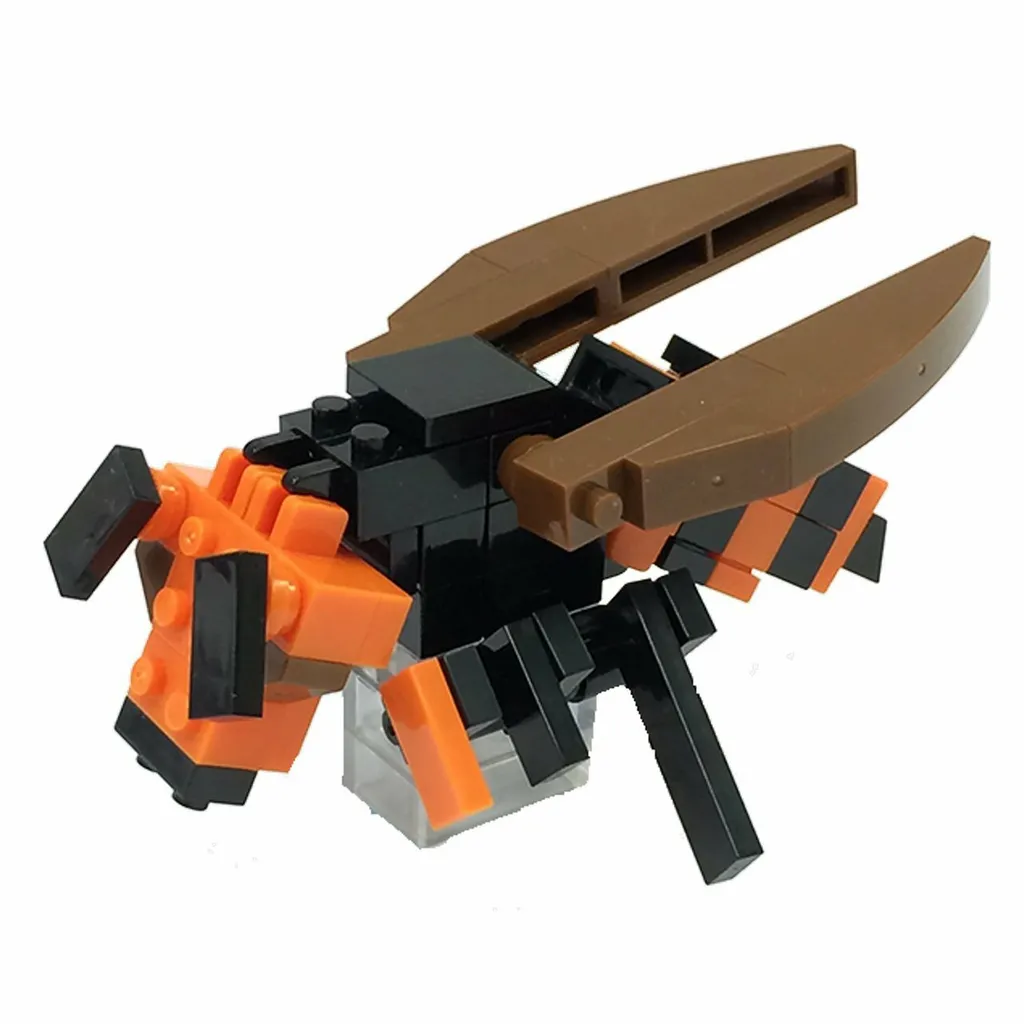 Kawada PBH-011 nanoblock plus Asian Giant Hornet — view 1